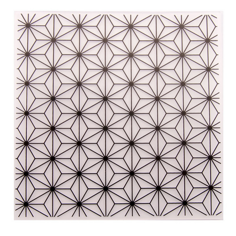 Πρότυπο πλαστικό διαμάντι Κάρτα χειροτεχνίας κατασκευής άλμπουμ καρτών από χαρτί Διακόσμηση γάμου Scrapbooking Ανάγλυφα φάκελοι