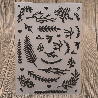 Lace Flowers Plastic Refassing Folder Stencil Template For Scrapbooking Album Paper Birthday Card Decoration Diy Embossing Craft