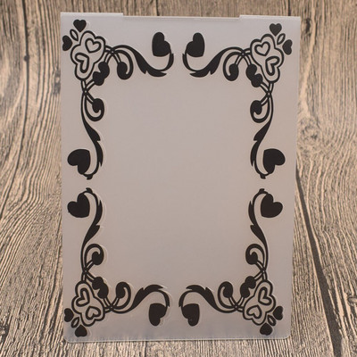 Lace Flowers Plastic Refassing Folder Stencil Template For Scrapbooking Album Paper Birthday Card Decoration Diy Embossing Craft