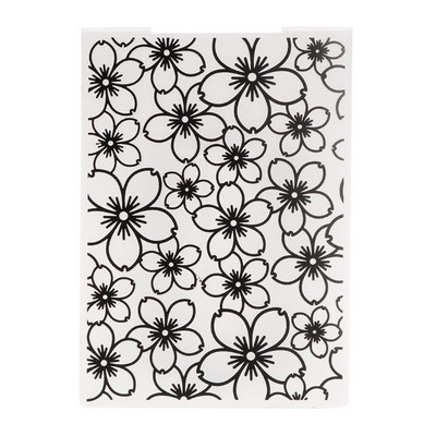 Plastmasas reljefs mapes veidne DIY albuma fotoalbuma kartītei papīra amatniecībai Ziemassvētku sniegpārsla