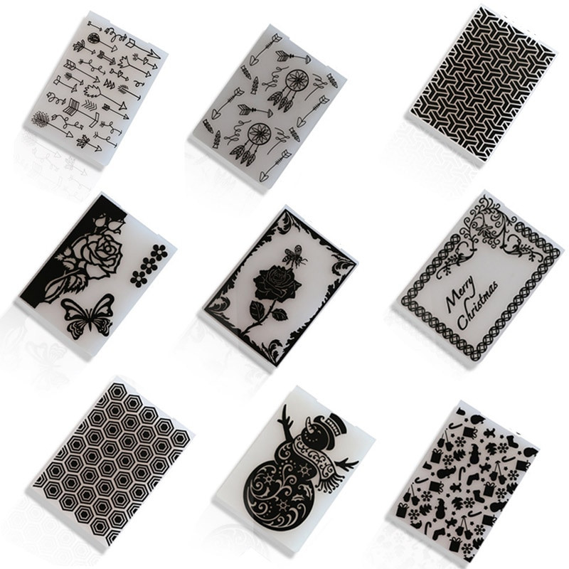 Σειρά χριστουγεννιάτικων διακοσμήσεων για τούρτα με φοντάν, πλαστικό με ανάγλυφο φάκελο