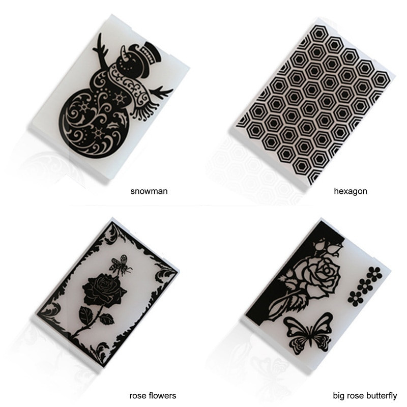 Σειρά χριστουγεννιάτικων διακοσμήσεων για τούρτα με φοντάν, πλαστικό με ανάγλυφο φάκελο