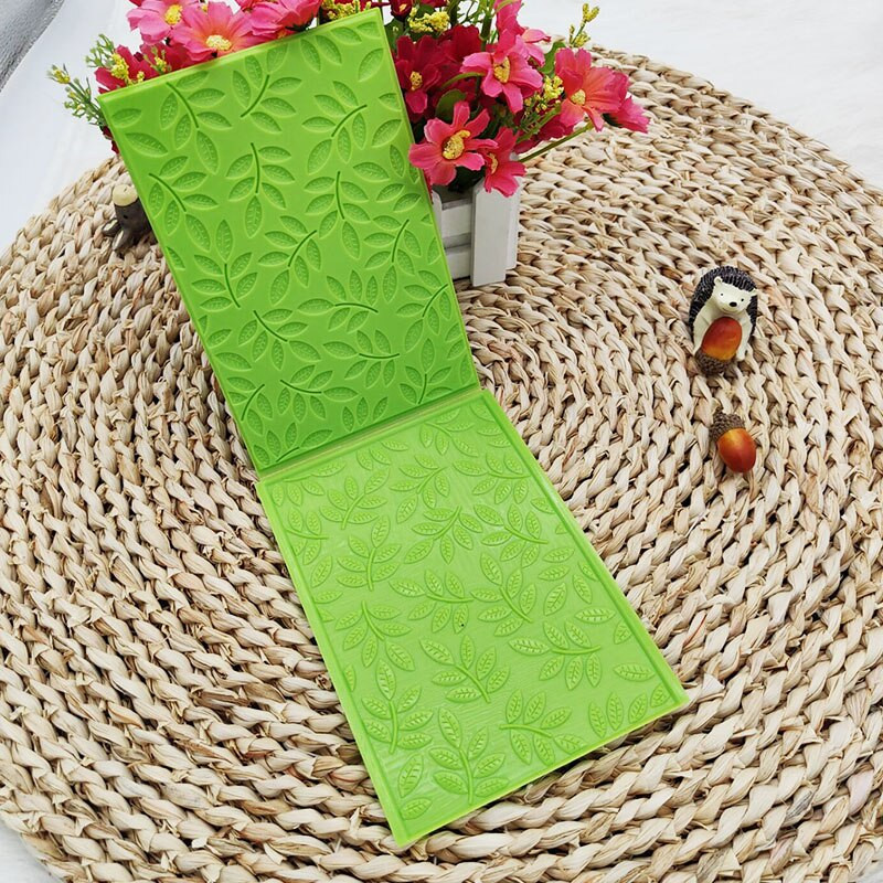 Nova 3D reljefna reljefna ploča s granama i lišćem iz 2022. koristi se za postupak utiskivanja „uradi sam“ za rezanje metala bez pečata