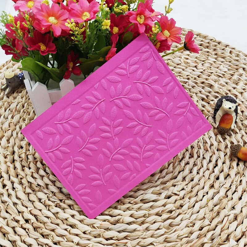 Nova 3D reljefna reljefna ploča s granama i lišćem iz 2022. koristi se za postupak utiskivanja „uradi sam“ za rezanje metala bez pečata