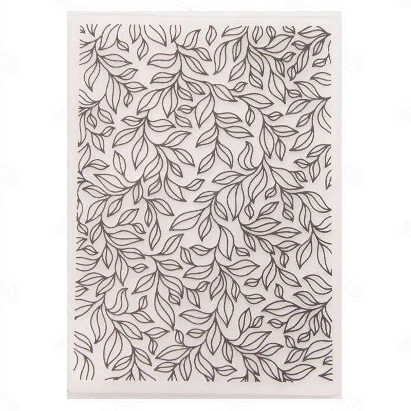 New Winding Leaves τρισδιάστατοι ανάγλυφες φάκελοι Diy Scrapbooking Κάρτα χειροτεχνίας από χαρτί κατασκευής διακόσμησης προμήθειες με ανάγλυφο πλαστικό πρότυπο