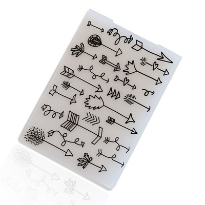 Νέος 3D ανάγλυφος φάκελος Διάφανες ανάγλυφες πλαστικές πλάκες Χριστουγεννιάτικη σειρά Σχέδιο για INS DIY Paper Cutting Dies Scrapbooking