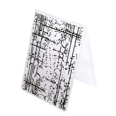 3D reljeefne kaust Läbipaistev reljeefne plastplaatide kujundus isetegemise paberilõikamisvormide jaoks Scrapbookingi kinkekaart 10,5x14,5 cm