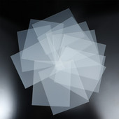 3D tuščių trafaretų šablonų trafaretų lakštai PVC medžiagos skaidrūs trafaretai, skirti silueto mašinoms