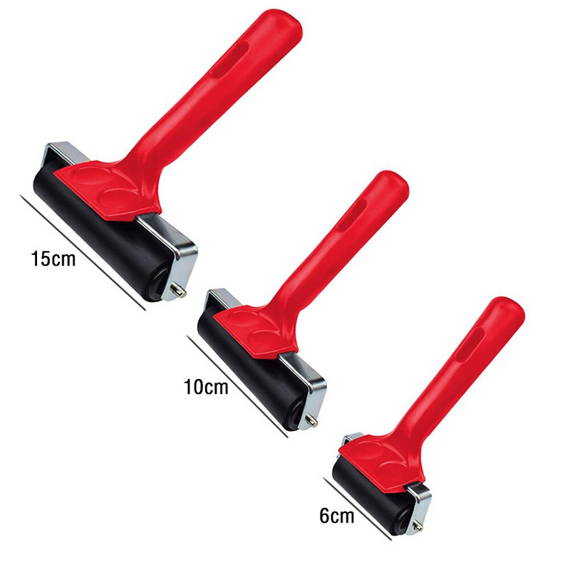 Guminis volelis, kietos gumos Brayer klijų volelis, skirtas statybiniams įrankiams Spaudiniai štampavimas Tapetų klijavimas