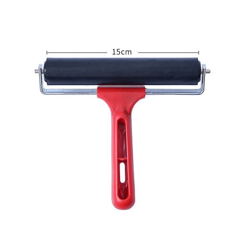 Guminis volelis, kietos gumos Brayer klijų volelis, skirtas statybiniams įrankiams Spaudiniai štampavimas Tapetų klijavimas