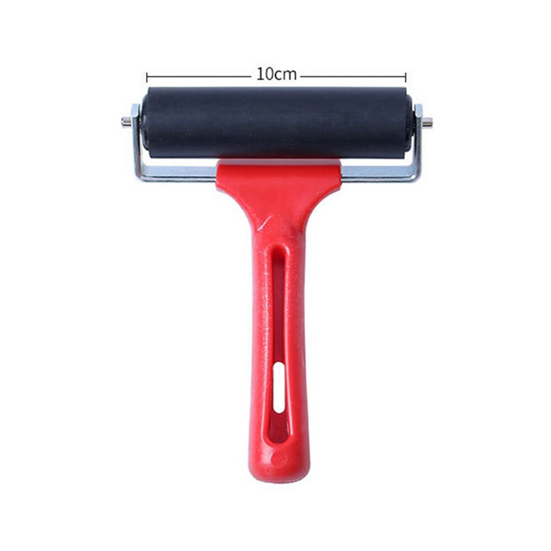 Guminis volelis, kietos gumos Brayer klijų volelis, skirtas statybiniams įrankiams Spaudiniai štampavimas Tapetų klijavimas