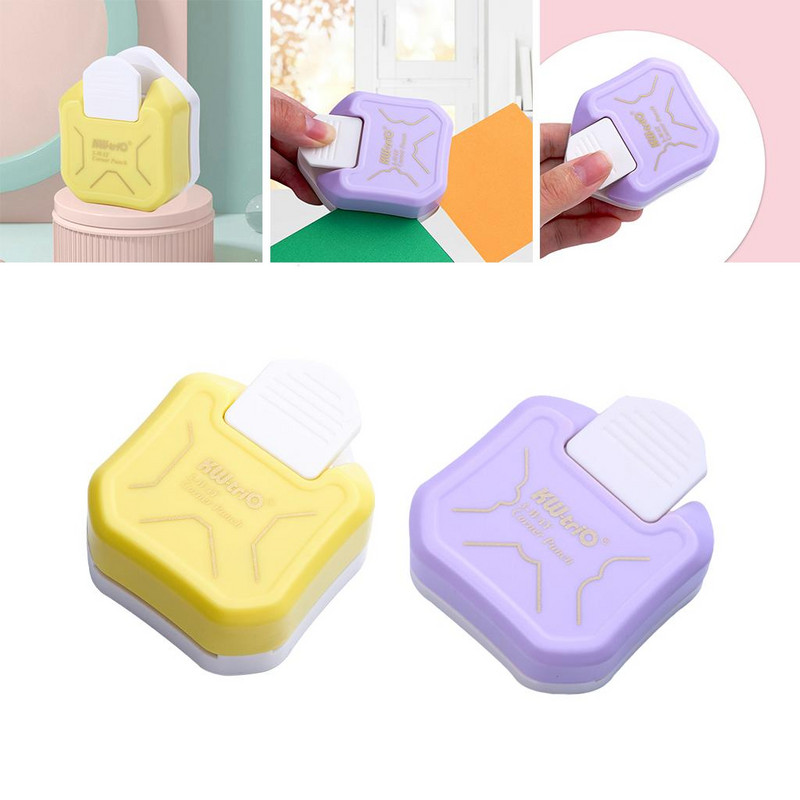 3 in 1 kampinis apvalintuvas R4mm R7mm R10mm skirtas pasidaryk pats kortelių gamybai ir