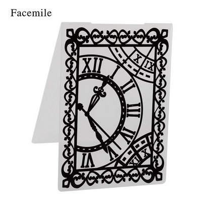 Facemile 1PCS πλαστικός ανάγλυφος φάκελος για προτύπου λευκώματος καρτών γραμματοσήμανσης Διακόσμηση DIY χειροποίητο εργαλείο καρτών άλμπουμ