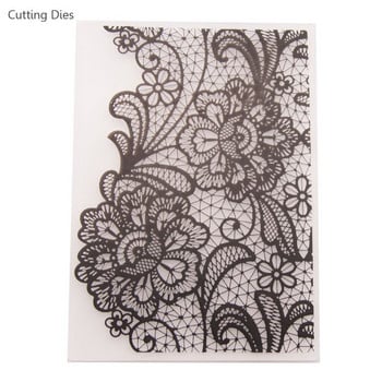 2019 Lace Flower Plastic Embossing Folders For DIY Scrapbooking Paper Craft Card Making Decoration Supplies