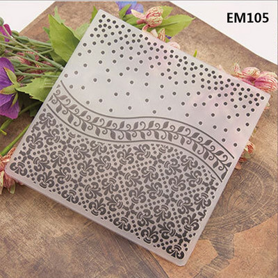 Dolce Vita Χριστουγεννιάτικα Ανάγλυφα Φάκελοι Γενέθλια Λουλούδι Πλαστική Ανάγλυφη Φάκελος Πεταλούδα For Scrapbooking Κάρτα DIY φωτογραφικού άλμπουμ