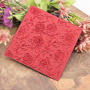 Roses Plastic Embossing Folders for DIY Scrapbooking Paper Craft/Card Making Decoration Supplies Τρισδιάστατοι ανάγλυφες φάκελοι