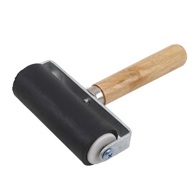 2020 Hot Sale Wooden Handle Wheel Professional Brayer Ink Painting Printmaking Roller Art Stamping Tool Paint Roll