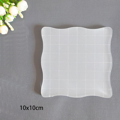 AZSG pamušalas antspaudų blokas, didelio skaidrumo akrilo padas, skirtas pasidaryk pats iškarpoms. Skaidrūs antspaudai Pagalbiniai įrankiai nuotraukų albumas Dekoratyvinis