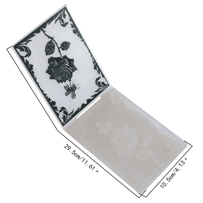 10 στυλ Χριστουγεννιάτικο πρότυπο φακέλου με πλαστικό ανάγλυφο για DIY Scrapbooking Κάρτα άλμπουμ φωτογραφιών χειροποίητα προμήθειες διακόσμησης