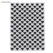 Plastične mape za utiskivanje u obliku srca za ukrašavanje albuma DIY papirnate rođendanske čestitke