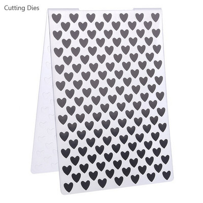 Plastične mape za utiskivanje u obliku srca za ukrašavanje albuma DIY papirnate rođendanske čestitke