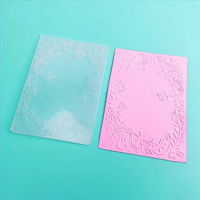 Reljeefne kaust Lill liblikas Scrapbooking plastist reljeefkaustad kaardi valmistamise tarvikute jaoks jõulupaberist käsitöökaunistused