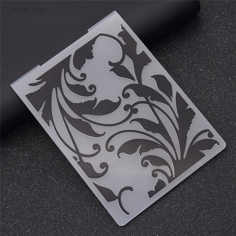 2019 Vines dosar de relief din plastic pentru album foto bricolaj șablon pentru realizarea de carduri