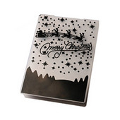 Jõulud Reljeefsed kaustad Plastikust taustamall meisterdamiseks scrapbooking käsitöö tegemiseks fotoalbumi kaardi pühadekaunistuseks