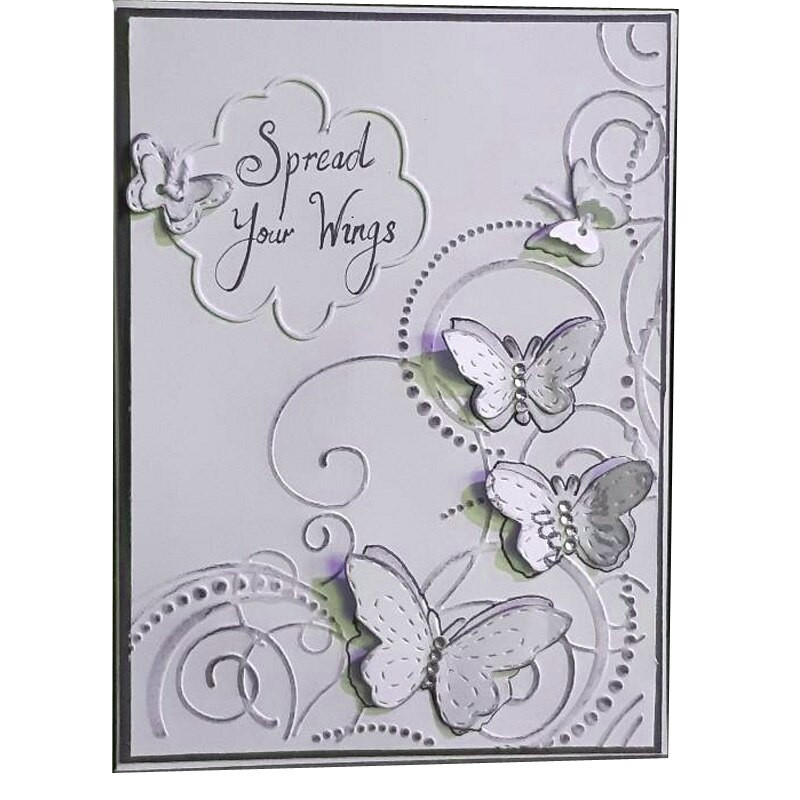 Γωνιακός φάκελος με ανάγλυφο πεταλούδα δαντέλας Πλαστικό Scrapbooking Craft Embosser Φάκελοι Κάρτα κατασκευής προμηθειών Πρότυπο γραμματοσήμων Νέο 2022