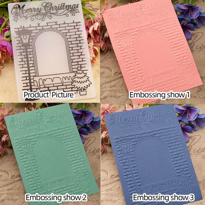 3D roosiga reljeefne kausta mall Väljalõigete album DIY kaardid Tööriistad Reljeef