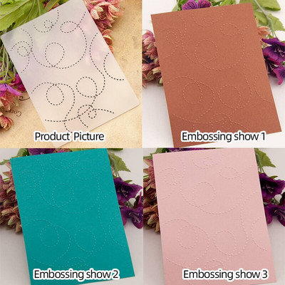 3D roosiga reljeefne kausta mall Väljalõigete album DIY kaardid Tööriistad Reljeef