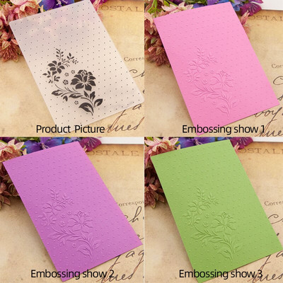 3D roosiga reljeefne kausta mall Väljalõigete album DIY kaardid Tööriistad Reljeef