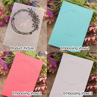 3D roosiga reljeefne kausta mall Väljalõigete album DIY kaardid Tööriistad Reljeef