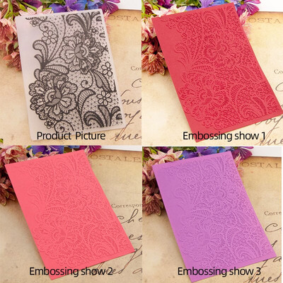 3D roosiga reljeefne kausta mall Väljalõigete album DIY kaardid Tööriistad Reljeef