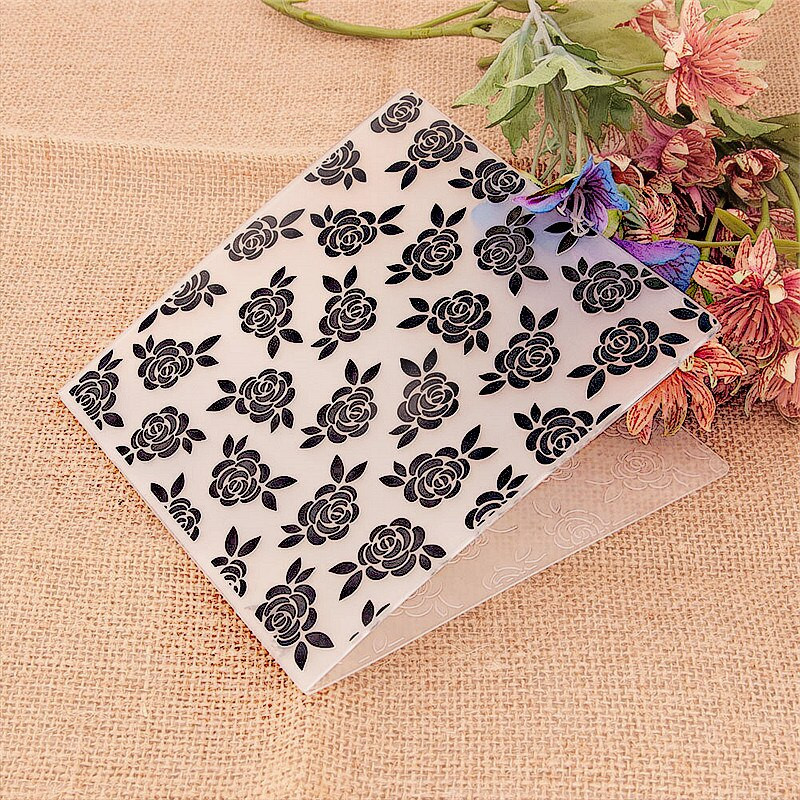 15x15 Flower Pupoljak Reljefne mape Plastične Halloween Scrapbooking DIY predložak Torta od fondanta Foto album Izrada božićnih čestitki