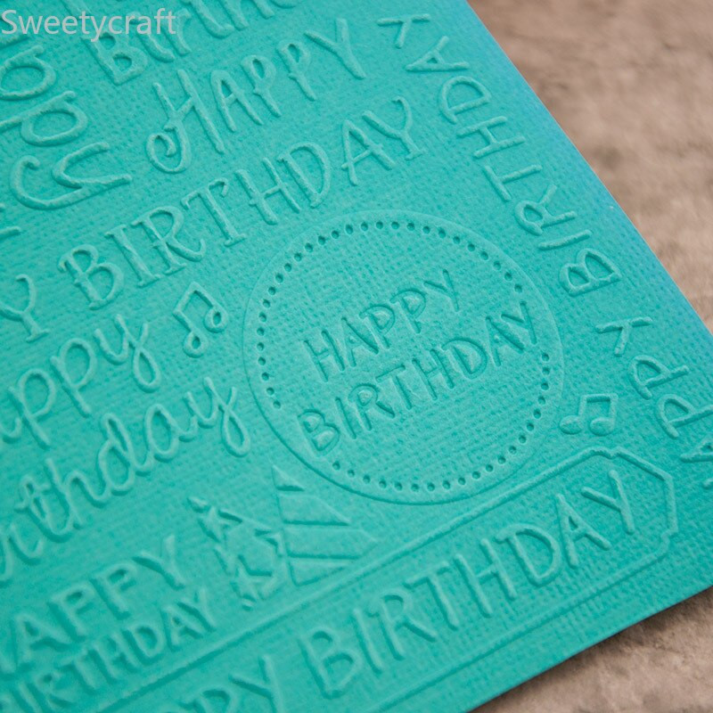 Ευχές γενεθλίων ανάγλυφες φάκελοι Νέο 2022 για Χριστουγεννιάτικη κάρτα Προμήθειες κατασκευής Χαρτί χειροτεχνίας Scrapbooking Plastic Embosser Stencil