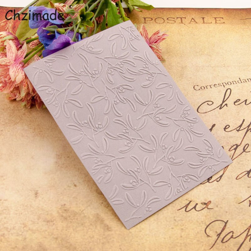 Chzimade Scrapbooking Πλαστικά Ανάγλυφα Φάκελοι Φύλλα Σχεδιασμός Diy Χάρτινη Κάρτα Κατασκευής Πρότυπο Στένσιλ