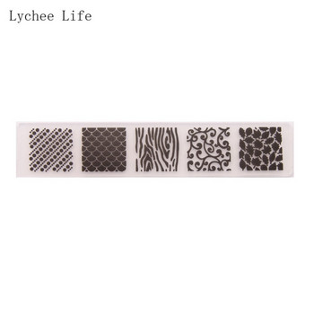 Пластмасови релефни папки Lychee Life Scrapbooking 2020 за фотоалбум Изработка на декорация на картички Занаяти