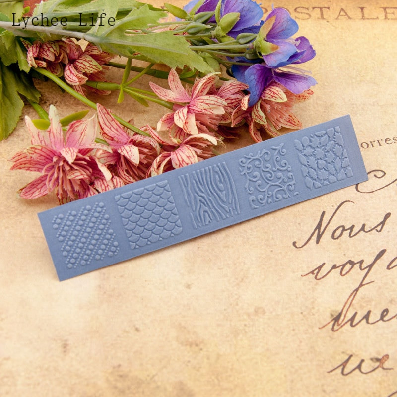 Lychee Life plastist reljeefsed kaustad Scrapbooking 2020 fotoalbumikaartide kaunistamiseks ja käsitöö tegemiseks