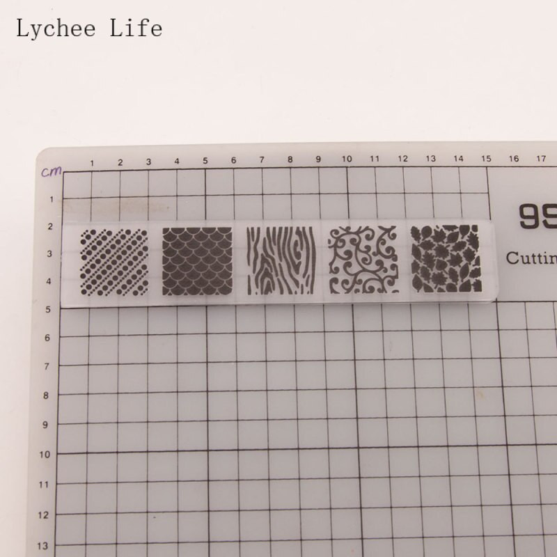 Lychee Life plastist reljeefsed kaustad Scrapbooking 2020 fotoalbumikaartide kaunistamiseks ja käsitöö tegemiseks