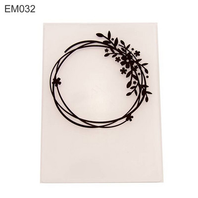 6 Σχέδια Χαρτί ανάγλυφο Πρότυπο Χαρτοκάρτες για Scrapbooking Craft Card Making DIY Photo Album Στολίδι Γάμος 1 ΤΕΜ.