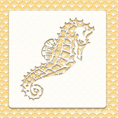 1vnt Animacinių filmų jūrinių gyvūnų trafaretai, tapybos šablonai, įspausti „pasidaryk pats“ amatų žurnalo iškarpų kūrimo priedai tuščiaviduriai šablonai