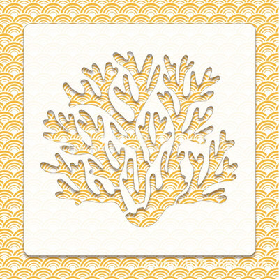 1vnt Animacinių filmų jūrinių gyvūnų trafaretai, tapybos šablonai, įspausti „pasidaryk pats“ amatų žurnalo iškarpų kūrimo priedai tuščiaviduriai šablonai