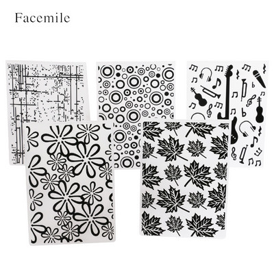 Facemile 1PCS Plastic Template Embossing Folder For Scrapbooking Photo Album Paper Card Card Craft Card Making Wedding Decoration