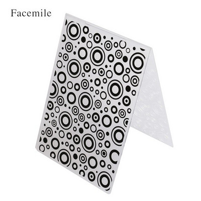 Facemile 1PCS Plastic Template Embossing Folder For Scrapbooking Photo Album Paper Card Card Craft Card Making Wedding Decoration