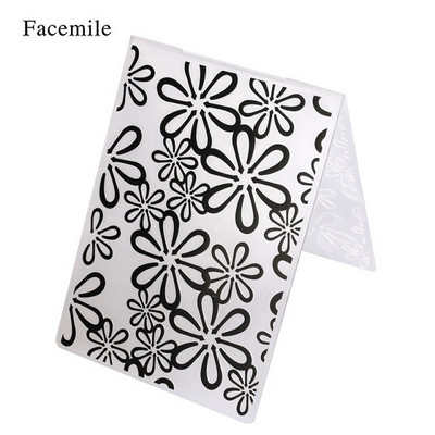 Facemile 1PCS Plastic Template Embossing Folder For Scrapbooking Photo Album Paper Card Card Craft Card Making Wedding Decoration