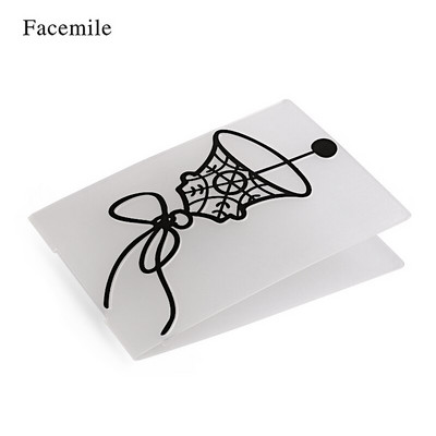 Facemile 1PCS Plastic Template Embossing Folder For Scrapbooking Photo Album Paper Card Card Craft Card Making Wedding Decoration