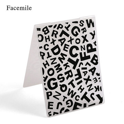 Facemile 1PCS Plastic Template Embossing Folder For Scrapbooking Photo Album Paper Card Card Craft Card Making Wedding Decoration