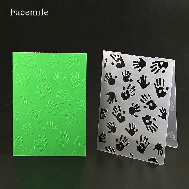 Facemile 1PCS Plastic Template Embossing Folder For Scrapbooking Photo Album Paper Card Card Craft Card Making Wedding Decoration