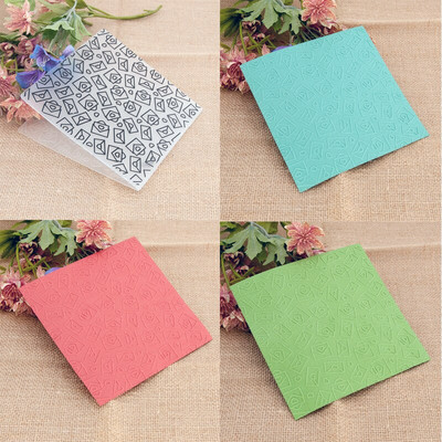 Μοτίβο γραμματοσήμων με ανάγλυφη πλαστική ανάγλυφη θήκη για χριστουγεννιάτικο πρότυπο Scrapbooking και άλλες χάρτινες χειροτεχνίες